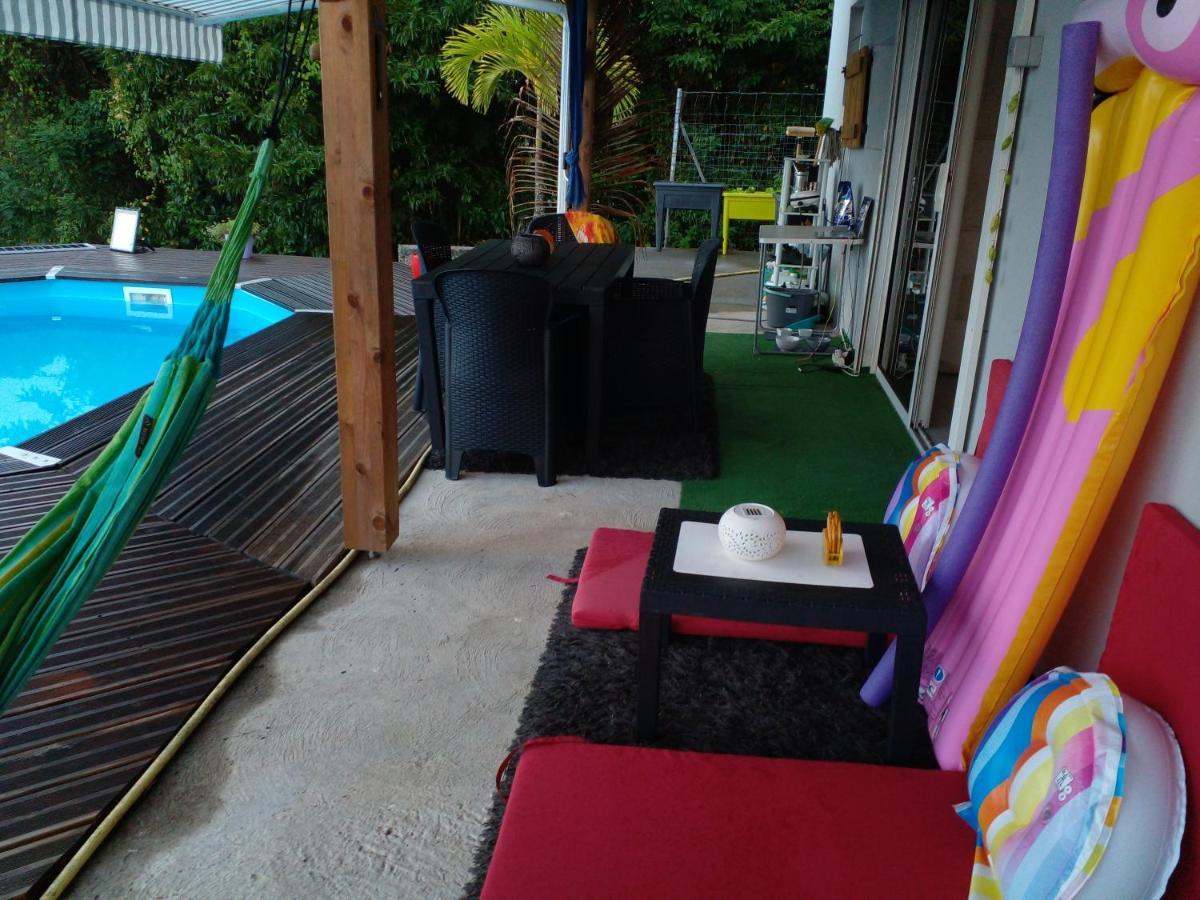 Chambre Chez L'Habitant Avec Piscine Privative Et Vue Panoramique Sur La Mer Des Caraibes Desmarinieres Eksteriør billede