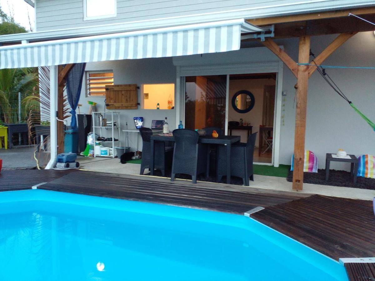 Chambre Chez L'Habitant Avec Piscine Privative Et Vue Panoramique Sur La Mer Des Caraibes Desmarinieres Eksteriør billede