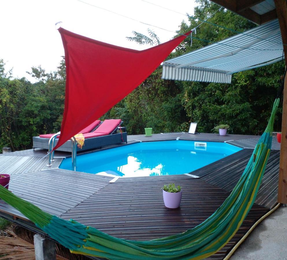 Chambre Chez L'Habitant Avec Piscine Privative Et Vue Panoramique Sur La Mer Des Caraibes Desmarinieres Eksteriør billede